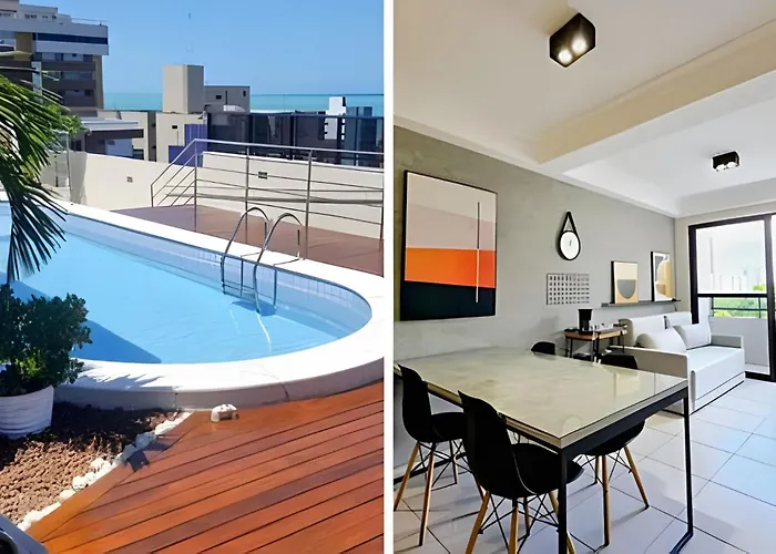 Espetacular 1 Dorm Com Piscina Em Manaira!
