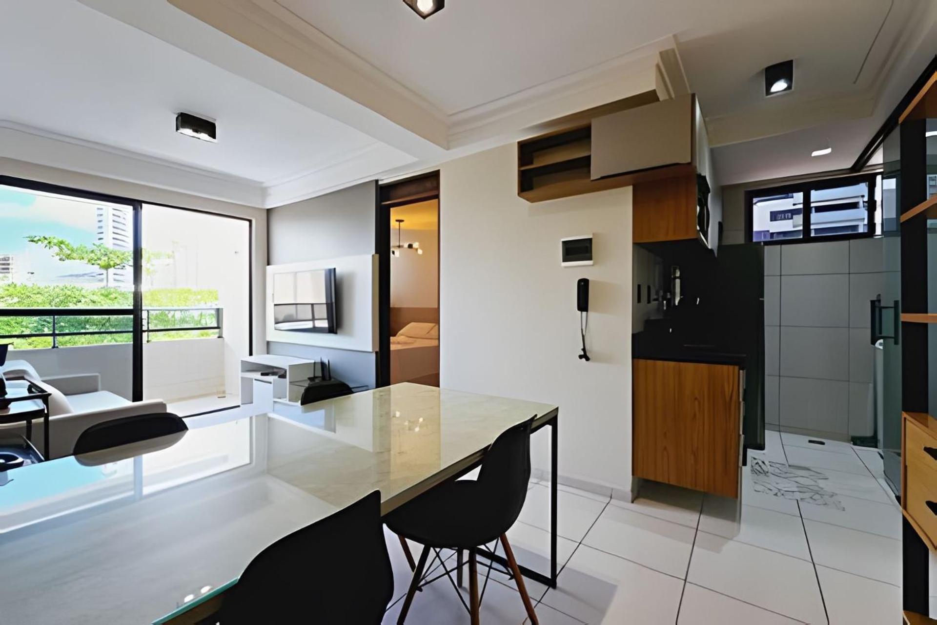 Apartamento Espetacular 1 Dorm Com Piscina Em Manaira!